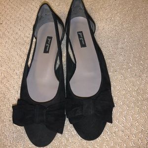 PAUL GREEN Ballet Flats Black Suede Bow